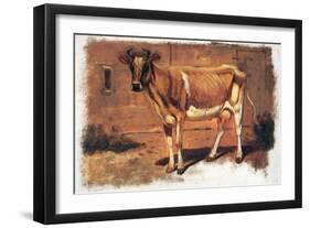 Colman Color Study of Cows II-Samuel Colman-Framed Art Print