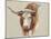 Colman Cow Portrait Study II-Samuel Colman-Mounted Art Print