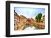 Colmar, Petit Venice, Water Canal and Traditional Houses. Alsace, France.-stevanzz-Framed Photographic Print