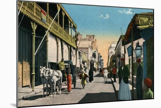 Colmar Street, Suez, Egypt, 20th Century-null-Mounted Giclee Print