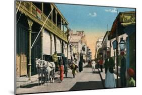 Colmar Street, Suez, Egypt, 20th Century-null-Mounted Giclee Print