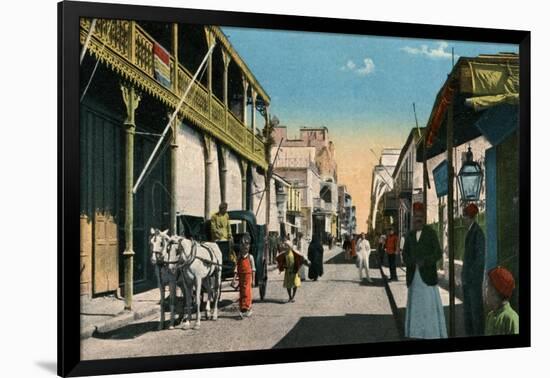 Colmar Street, Suez, Egypt, 20th Century-null-Framed Giclee Print