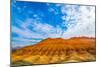 Coloful Forms at Zhanhye Danxie Geo Park, China Gansu Province, Ballands Eroded in Muliple Colors-Tom Till-Mounted Photographic Print