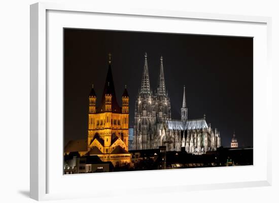 Cologne Cathedral 2-Charles Bowman-Framed Photographic Print