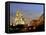 Cologne Cathedral, and Hohenzollern Bridge at Night, North Rhine Westphalia-Yadid Levy-Framed Stretched Canvas