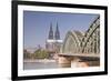 Cologne Cathedral (Dom) across the River Rhine, Cologne, North Rhine-Westphalia, Germany, Europe-Julian Elliott-Framed Photographic Print