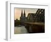 Cologne Cathedral, Dusk, Sundown-Marc Gilsdorf-Framed Photographic Print