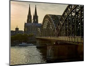 Cologne Cathedral, Dusk, Sundown-Marc Gilsdorf-Mounted Photographic Print
