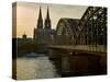 Cologne Cathedral, Dusk, Sundown-Marc Gilsdorf-Stretched Canvas