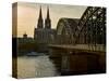 Cologne Cathedral, Dusk, Sundown-Marc Gilsdorf-Stretched Canvas