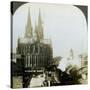 Cologne Cathedral from a Railway Bridge, Cologne, Germany-EW Kelley-Stretched Canvas