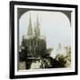 Cologne Cathedral from a Railway Bridge, Cologne, Germany-EW Kelley-Framed Photographic Print