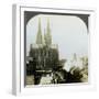 Cologne Cathedral from a Railway Bridge, Cologne, Germany-EW Kelley-Framed Photographic Print