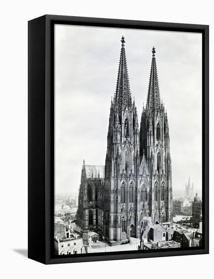 Cologne Cathedral from Northwest-null-Framed Stretched Canvas