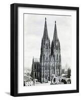 Cologne Cathedral from Northwest-null-Framed Giclee Print