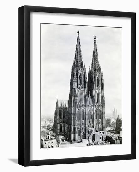 Cologne Cathedral from Northwest-null-Framed Giclee Print