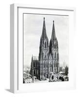 Cologne Cathedral from Northwest-null-Framed Giclee Print