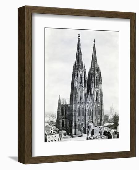 Cologne Cathedral from Northwest-null-Framed Giclee Print