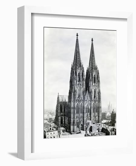 Cologne Cathedral from Northwest-null-Framed Giclee Print