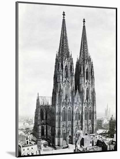 Cologne Cathedral from Northwest-null-Mounted Giclee Print