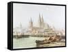 Cologne Cathedral on the Rhine-Vincent H. Gormer-Framed Stretched Canvas