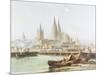 Cologne Cathedral on the Rhine-Vincent H. Gormer-Mounted Giclee Print