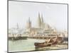 Cologne Cathedral on the Rhine-Vincent H. Gormer-Mounted Giclee Print