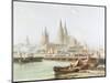 Cologne Cathedral on the Rhine-Vincent H. Gormer-Mounted Giclee Print