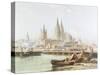 Cologne Cathedral on the Rhine-Vincent H. Gormer-Stretched Canvas