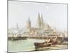 Cologne Cathedral on the Rhine-Vincent H. Gormer-Mounted Giclee Print