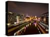 Cologne Cathedral, Rheinuferstrasse, Illuminated, in the Evening-Marc Gilsdorf-Stretched Canvas