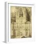 Cologne Cathedral, South Transept, 1854-Bisson Freres Studio-Framed Giclee Print