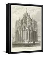 Cologne Cathedral-William Tombleson-Framed Stretched Canvas