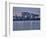 Cologne, Crane Houses on the Rhine, Dusk, Illuminated-Marc Gilsdorf-Framed Photographic Print