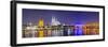 Cologne, Germany Panorama over the Rhine River.-SeanPavonePhoto-Framed Photographic Print