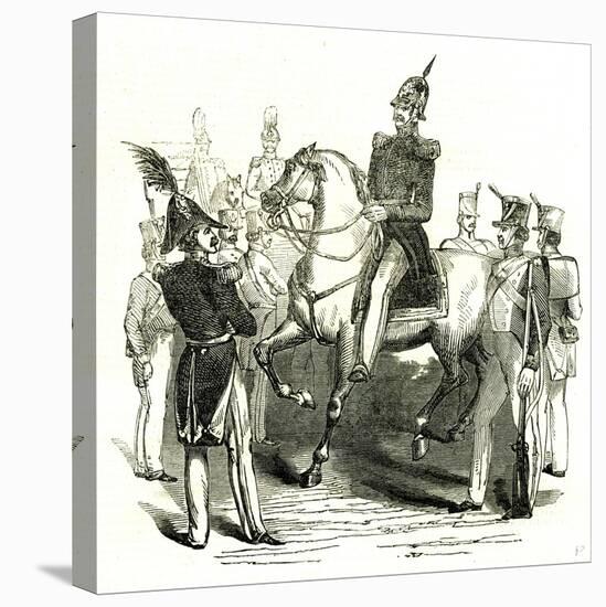 Cologne Köln Government Troops Municipal Guard 1846-null-Stretched Canvas