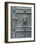 Cologne Lions Head Door-George Johnson-Framed Photographic Print