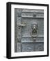 Cologne Lions Head Door-George Johnson-Framed Photographic Print