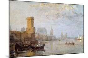 Cologne on the Rhine-J. M. W. Turner-Mounted Giclee Print