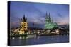 Cologne Skyline, Germany-Gavin Hellier-Stretched Canvas