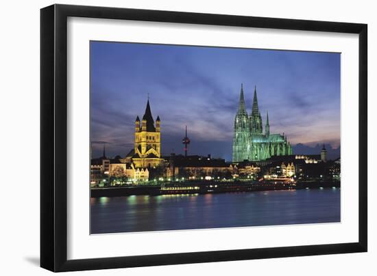 Cologne Skyline, Germany-Gavin Hellier-Framed Photographic Print