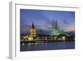 Cologne Skyline, Germany-Gavin Hellier-Framed Photographic Print