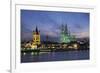 Cologne Skyline, Germany-Gavin Hellier-Framed Photographic Print