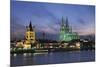 Cologne Skyline, Germany-Gavin Hellier-Mounted Photographic Print