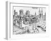 Cologne, Woodcut, Germany, 15th Century-null-Framed Giclee Print