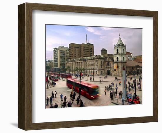 Colombia, Bogota, 16th Century Iglesia De San Francisco, Avendia Jimenez and Carrera Septima-John Coletti-Framed Photographic Print