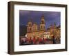 Colombia, Bogota, Plaza De Bolivar, Neoclassical Cathedral Primada De Colombia at Christmas-Jane Sweeney-Framed Photographic Print