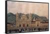 Colombia, Bogota', Plaza Mayor-null-Framed Stretched Canvas