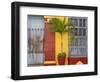 Colombia, Bolivar, Cartagena De Indias, Old Walled City, Windows of Colonial House-Jane Sweeney-Framed Photographic Print