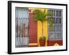 Colombia, Bolivar, Cartagena De Indias, Old Walled City, Windows of Colonial House-Jane Sweeney-Framed Photographic Print